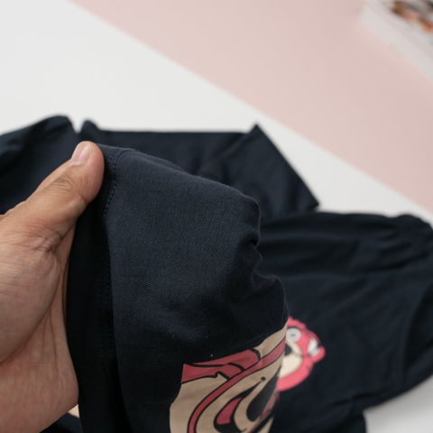 Bộ thu đông Bé gái cotton size đại cho bạn 26kg - 45kg