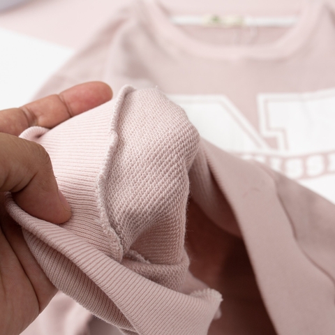 Bộ nỉ bé trai, bé gái in chữ N size cho bạn từ 28kg - 55kg