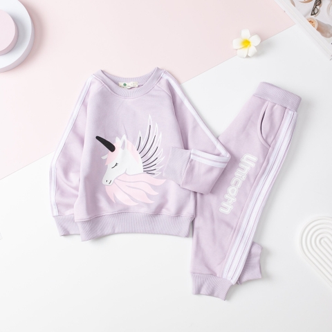 Bộ nỉ da cá BG in pony 2/8 x23