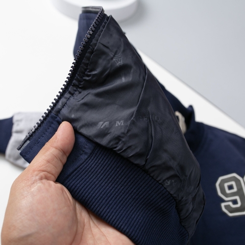 Áo khoác nỉ trẻ em bomber in số 98 Size 10/16 tuổi