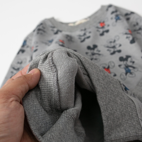 Bộ nỉ da cá Bé trai họa tiết size 3/10 tuổi