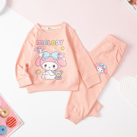 Bộ nỉ da cá BG in Melody 2/8