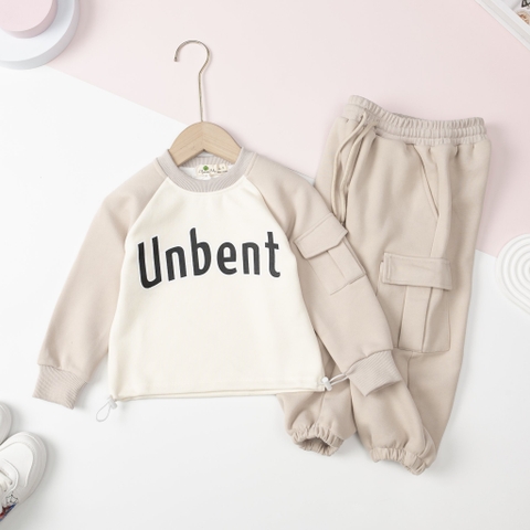 Bộ nỉ da cá BT, BG in Unbent 3/8