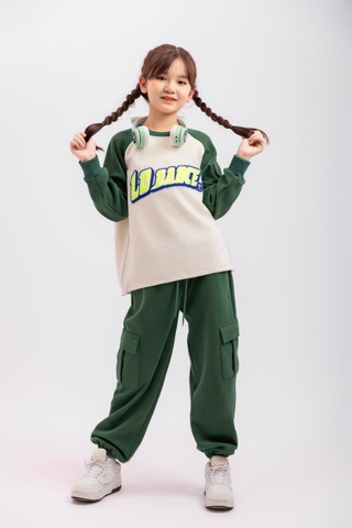 Bộ nỉ da cá BT, BG thêu Lodance 10/16