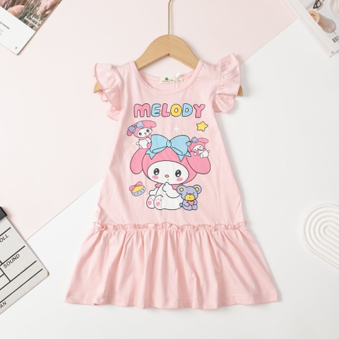 Váy cotton BG viền tay đuôi cá 2/10