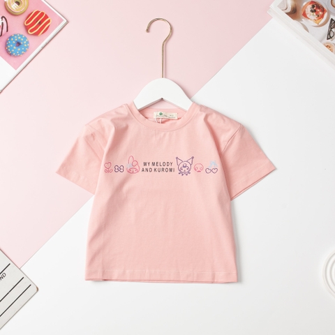 Áo Bé gái cotton ngắn tay Melody size đại 10/16 x24