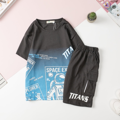 Bộ cotton BT quần túi hộp Titan 8/16 x24