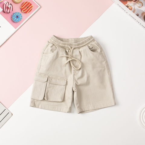 Quần vải dài kẻ caro BG, BT kaki sooc 2 túi ốp 1 bên 10/16 x24