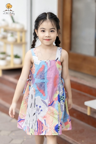 Váy thô BG 2 dây nơ hông 2/10 x24