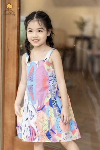 Váy thô BG 2 dây nơ hông 2/10 x24