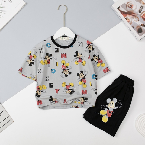 Bộ cotton BT ngắn tay siêu nhân, chó 2/10 x24