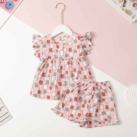 Bộ lanh BG cúc ngực cánh tiên 2/8 x24