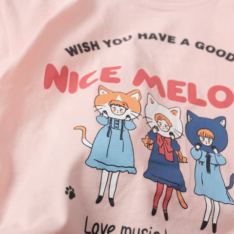 Áo cotton BG ngắn tay rút dây hông 4/12 x24