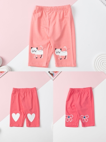 H439 Quần Legging Bé gái mùa hè size 3/8T