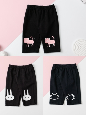 H439 Quần Legging Bé gái mùa hè size 3/8T