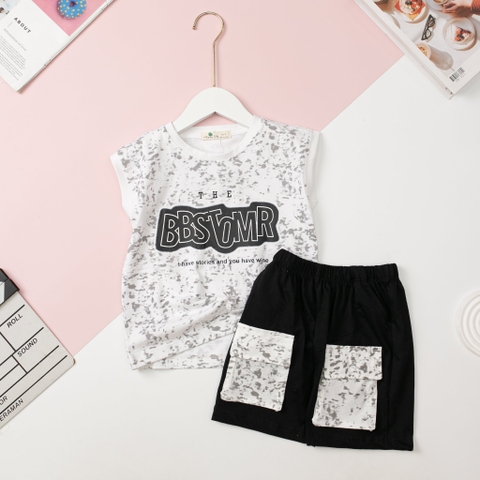 Bộ cotton TE BT sát nách BBS loang túi hộp 2/7 H452