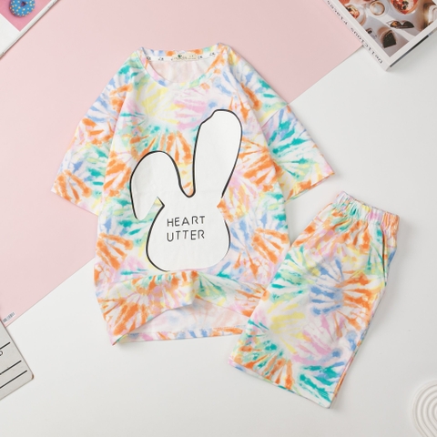 H411 Bộ BG ngắn tay loang 8/16 x24