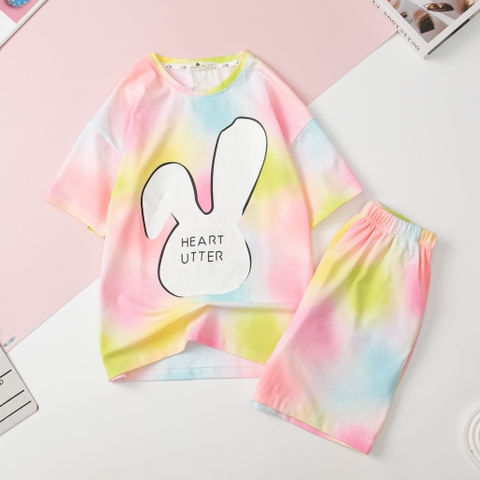 H411 Bộ BG ngắn tay loang 8/16 x24