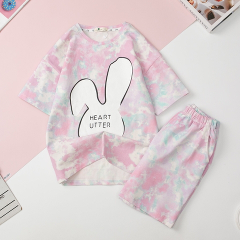 H411 Bộ BG ngắn tay loang 8/16 x24