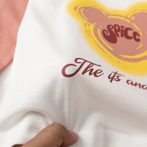 T402 Bộ Bé gái cotton thu đông vải dày size đại 8/16T