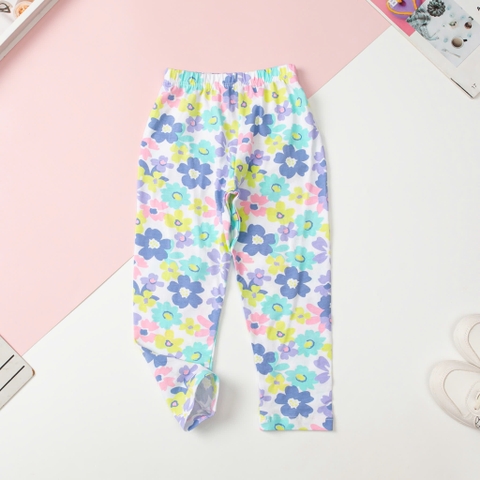 Quần legging thu đông Bé gái size 3/8T x24