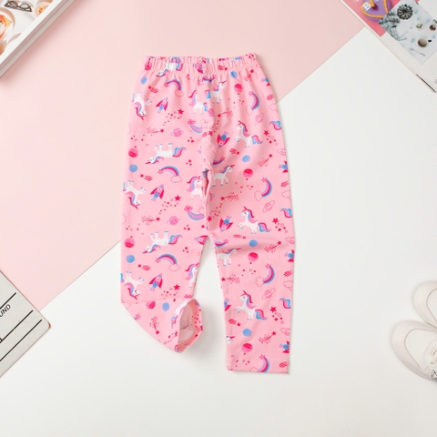 Quần legging thu đông Bé gái size 3/8T x24