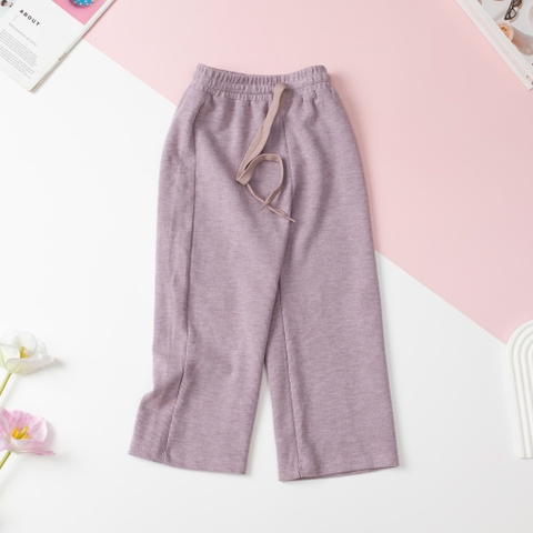 Quần Bé gái thu đông nhung tăm, ống suông size 4/14T