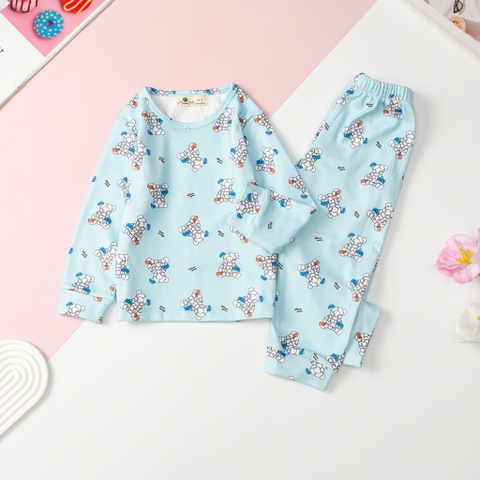 Bộ Bé trai nỉ bông hình họa tiết size 3/10T x24