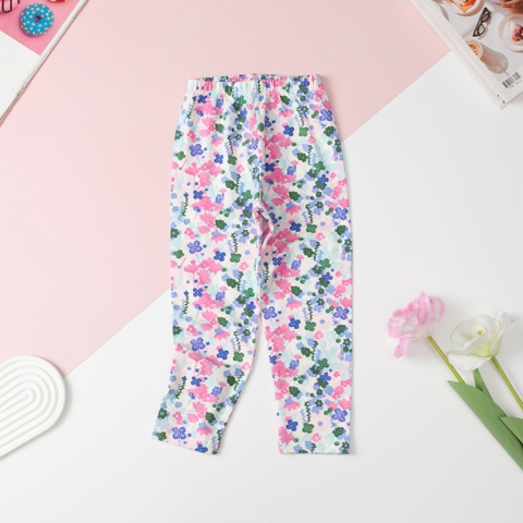 Quần legging thu đông Bé gái size 3/8T x24