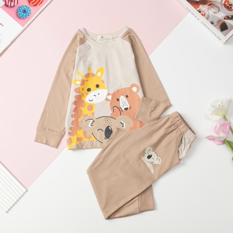T422 Bộ thu đông Bé trai tay giáp lăng size 4/10T