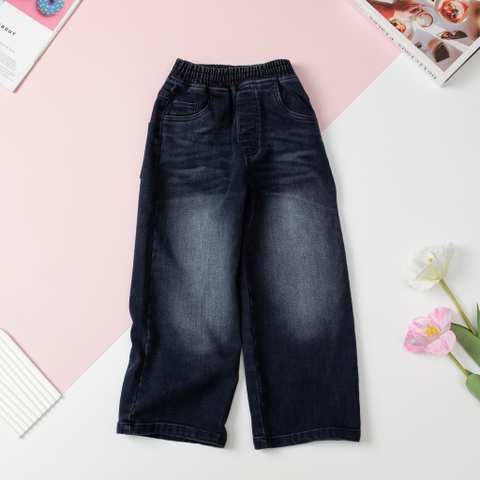 Quần bò Bé trai, bé gái ống suông size 6/14 tuổi