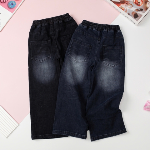 Quần bò Bé trai, bé gái ống suông size 6/14 tuổi