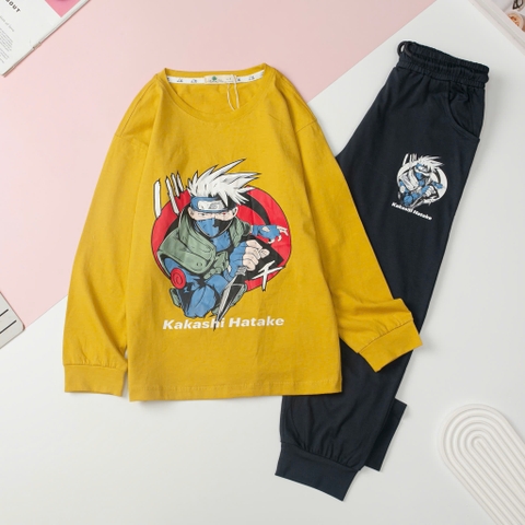 Bộ Bé trai cotton dài tay thu đông size 8/16 tuổi