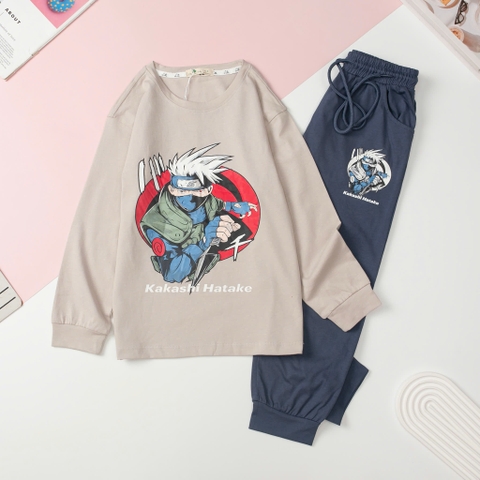 Bộ Bé trai cotton dài tay thu đông size 8/16 tuổi