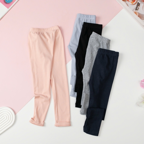 T407 Quần Legging thu đông ôm sát bé gái size 3/8 tuổi