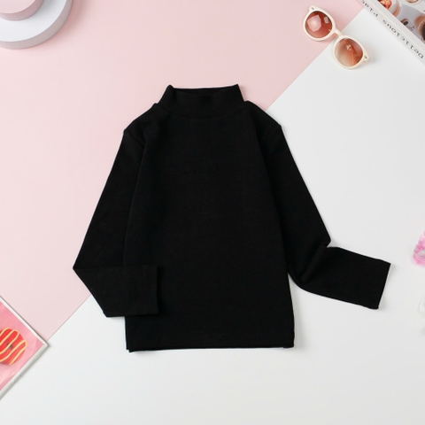 Áo cổ 3 phân vải cotton dày Bé trai, bé gái size 9/12 tuổi