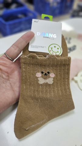 Vớ cotton - T01- Set 2 tất đùi