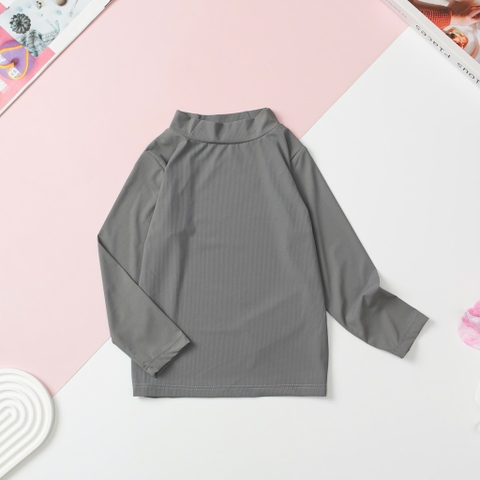 Áo len tăm mỏng cổ 3 phân vải TQ size 2/12 tuổi