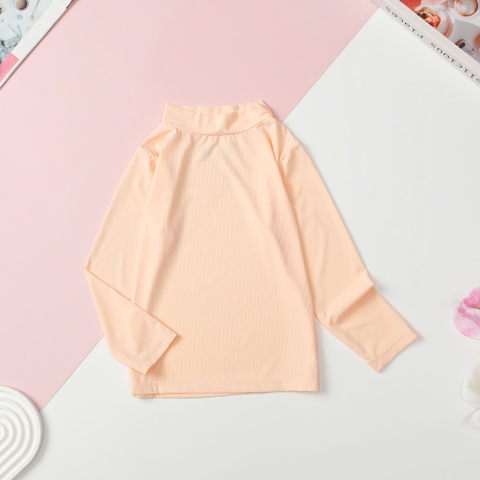 Áo len tăm mỏng cổ 3 phân vải TQ size 2/12 tuổi