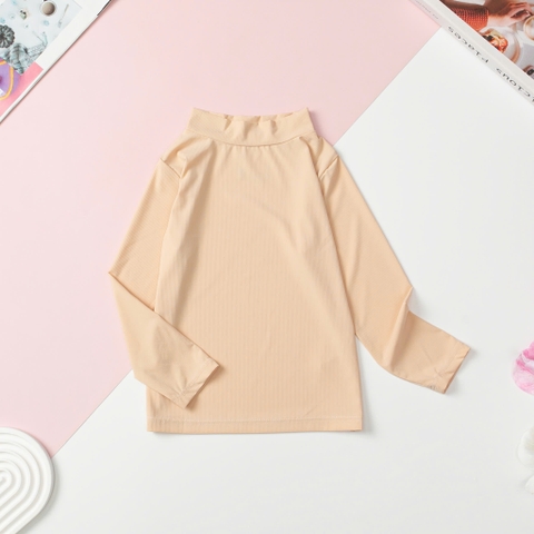 Áo len tăm mỏng cổ 3 phân vải TQ size 2/12 tuổi