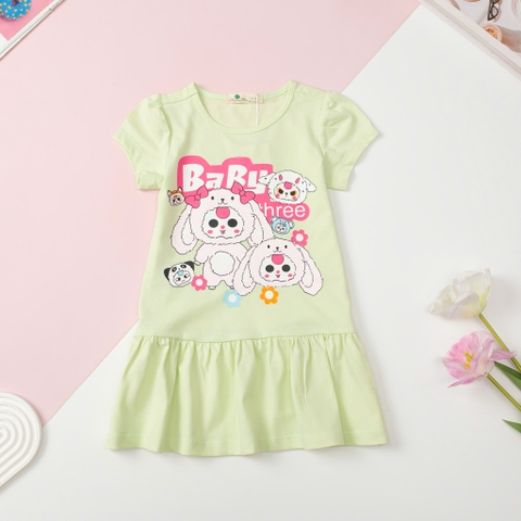 H539 Váy cotton trẻ em - V02 2/12