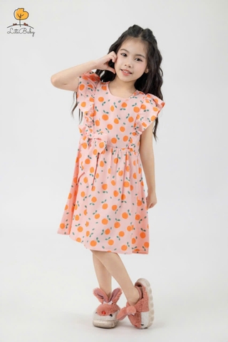 Váy đũi sát nách viền nơ eo 2/10