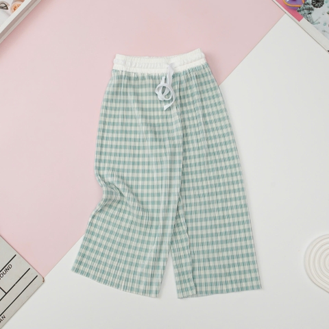 Quần vải BG kẻ phối cạp 2/16
