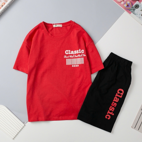 H521 Bộ BT, BG ngắn tay 10/16