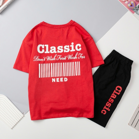 H521 Bộ BT, BG ngắn tay 10/16