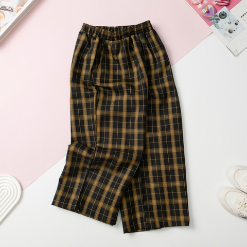 Quần vải dài BG kẻ caro 6/16