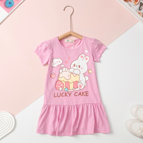 H539 Váy cotton trẻ em - V02 2/12