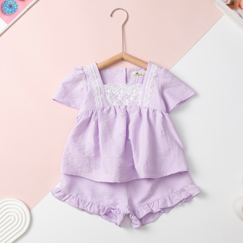 VT02958 Bộ cotton trẻ em-bé gái G003 2/14