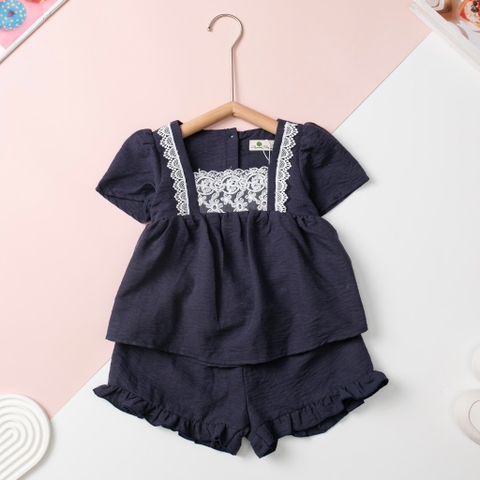 VT02958 Bộ cotton trẻ em-bé gái G003 2/14