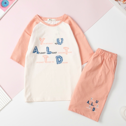 H523 Bộ BG ngắn tay phối 10/16